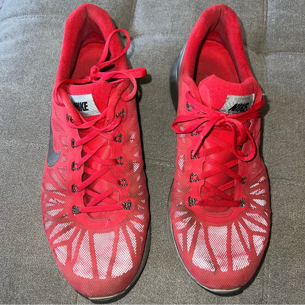 Nike LunarGlide 6 Flash 3M Red Shoes Men’s Size 11.5 - Picture 3 of 7